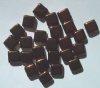 25 9mm Flat Square Bronze